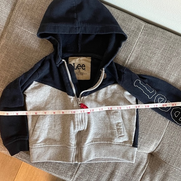 Wrangler Infant Boys Black Plaid Bodysuit 18‎ Months & Lee Sweatshirt - Picture 3 of 6